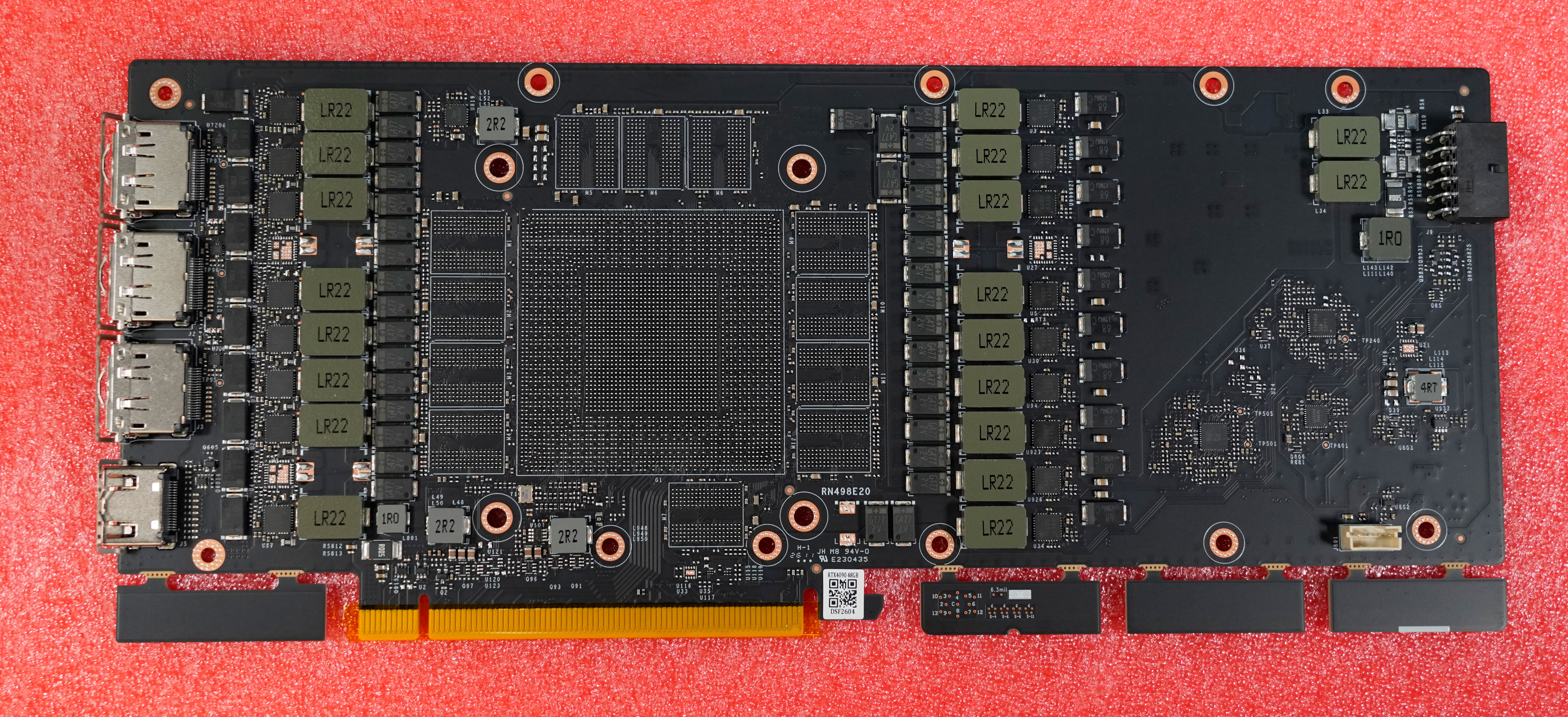 Front of the RTX 4090 PCB