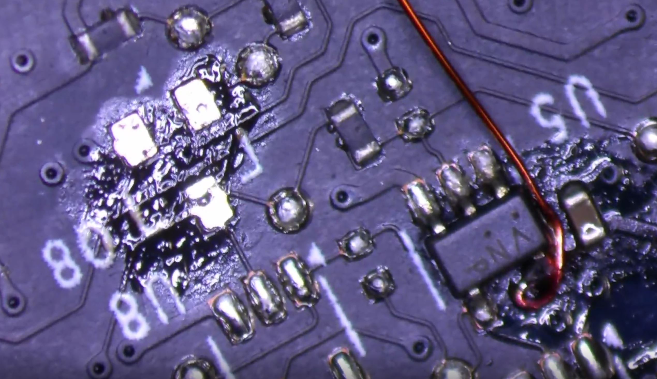 PCB trace repair process